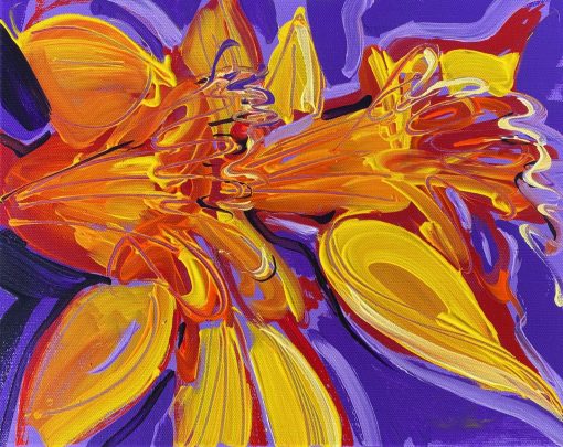 Joyful Petals in Motion